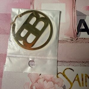 18k gold plated stainless steel Gold Hoop Earrings